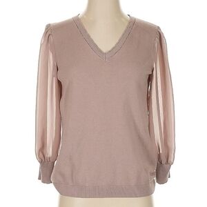 Adrianna Papell Chiffon Sweater